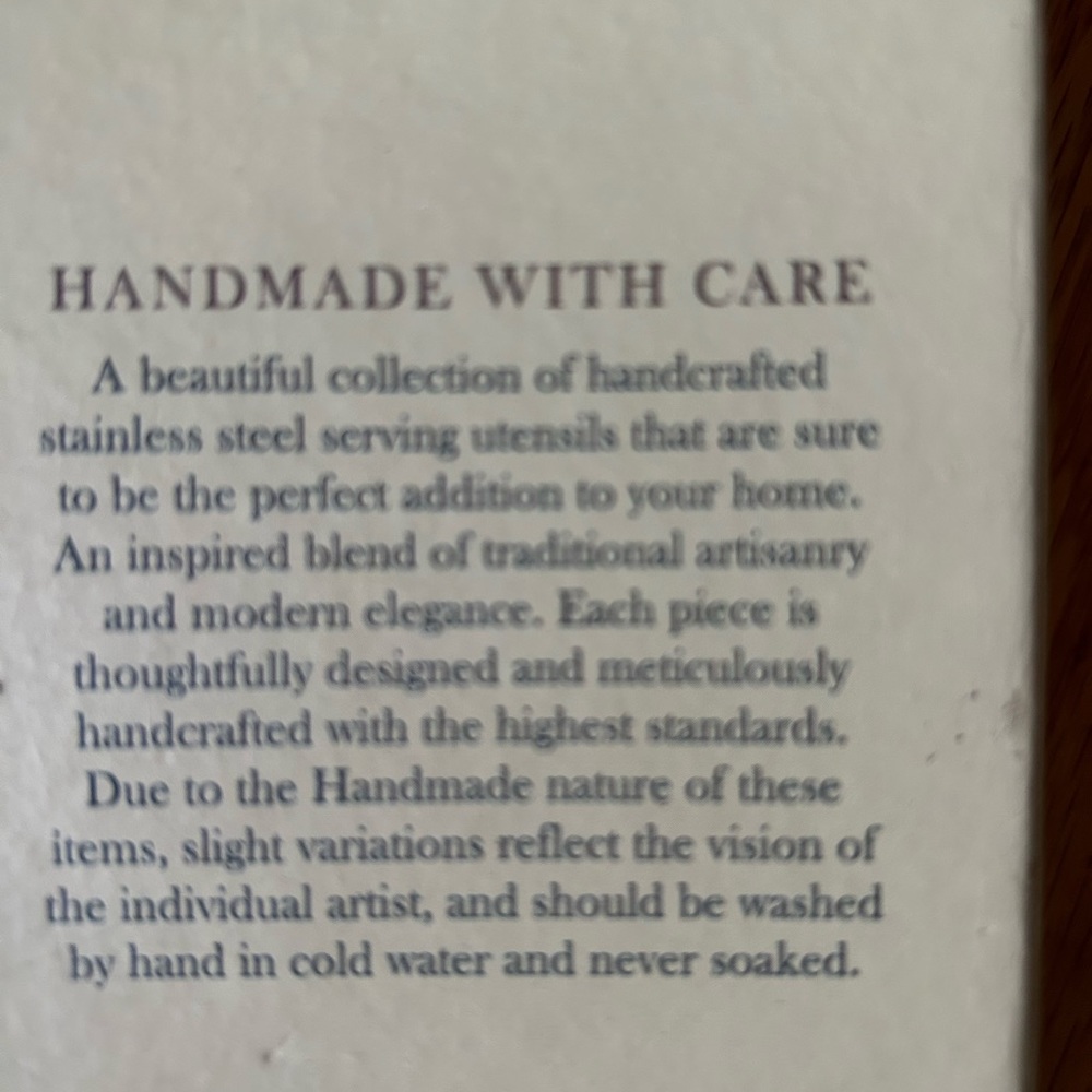 Handmade silver cake server - Picture 3 of 3